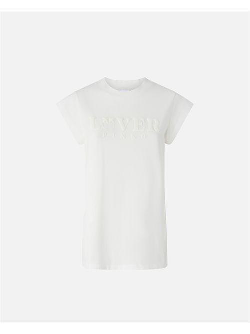 t-shirt donna bianca PINKO | 104603A2D1/Z05